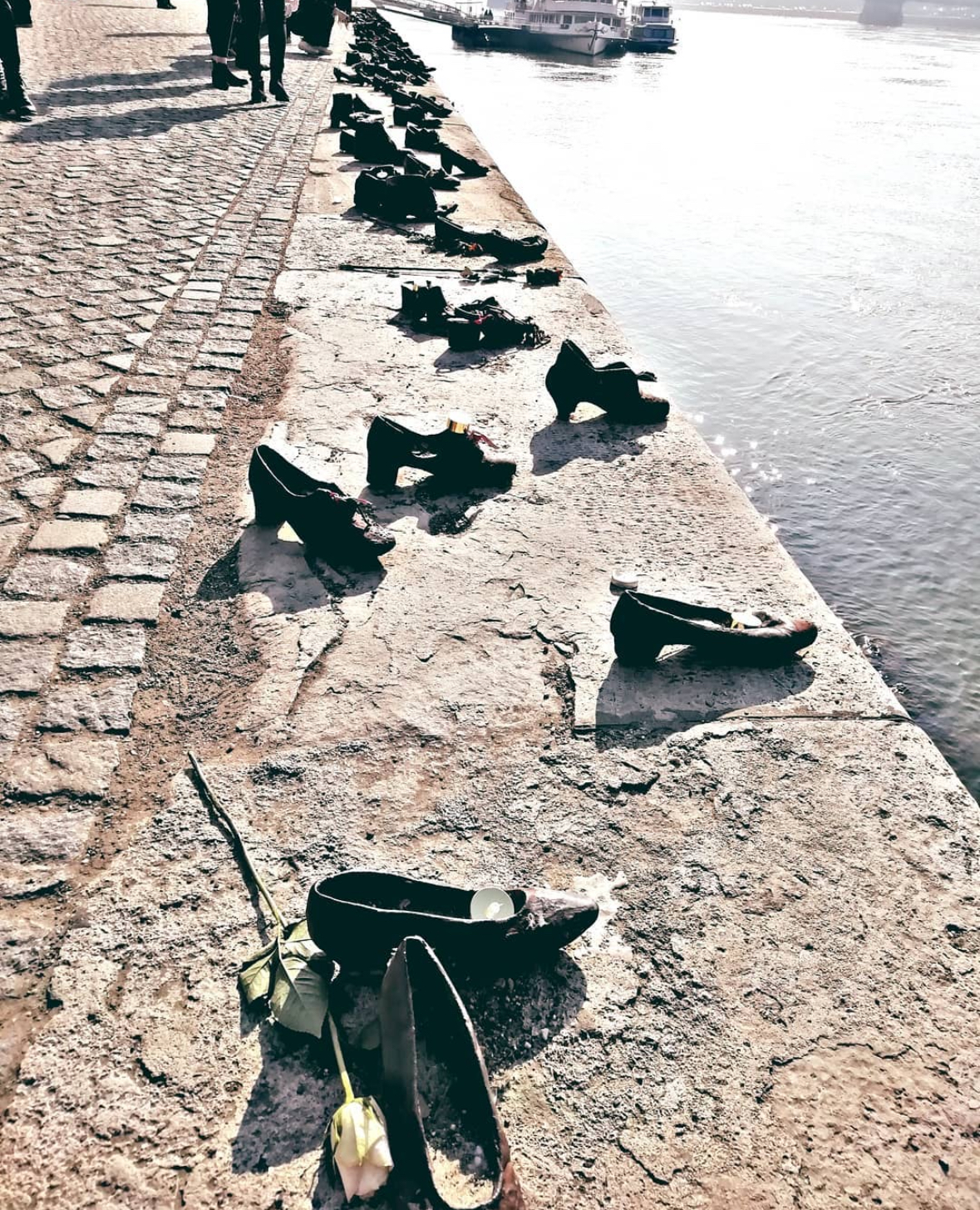 Shoes along the Danube
